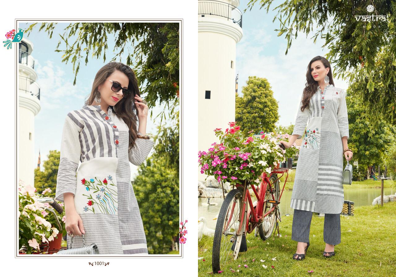 Paris Vol-1 By Vastra Moda 1001 To 1007 Series Beautiful Designer Colorful Stylish Fancy Casual Wear & Ethnic Wear & Ready To Wear Cotton/rayon Kurtis At Wholesale Price