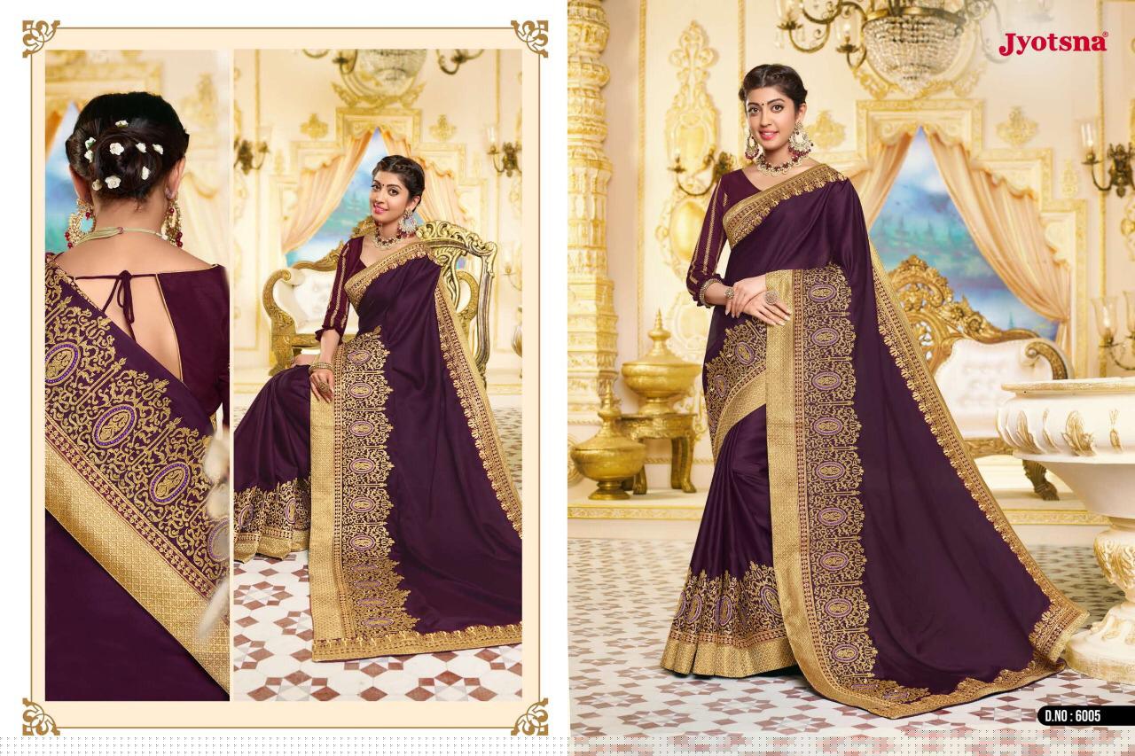 Parnitha By Jyotsana 6001 To 6016 Series Indian Traditional Wear Collection Beautiful Stylish Fancy Colorful Party Wear & Occasional Wear Fancy Sarees At Wholesale Price