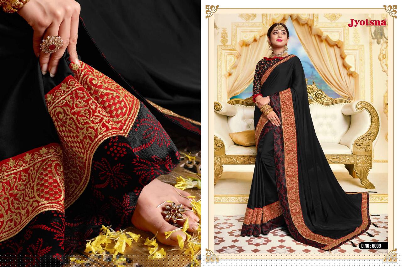 Parnitha By Jyotsana 6001 To 6016 Series Indian Traditional Wear Collection Beautiful Stylish Fancy Colorful Party Wear & Occasional Wear Fancy Sarees At Wholesale Price