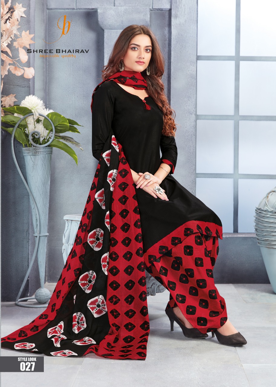 Patiala Babes Vol-5 By Shree Bhairav 021 To 032 Series Designer Patiyala Suits Collection Beautiful Stylish Fancy Colorful Party Wear & Occasional Wear Cotton Printed Dresses At Wholesale Price