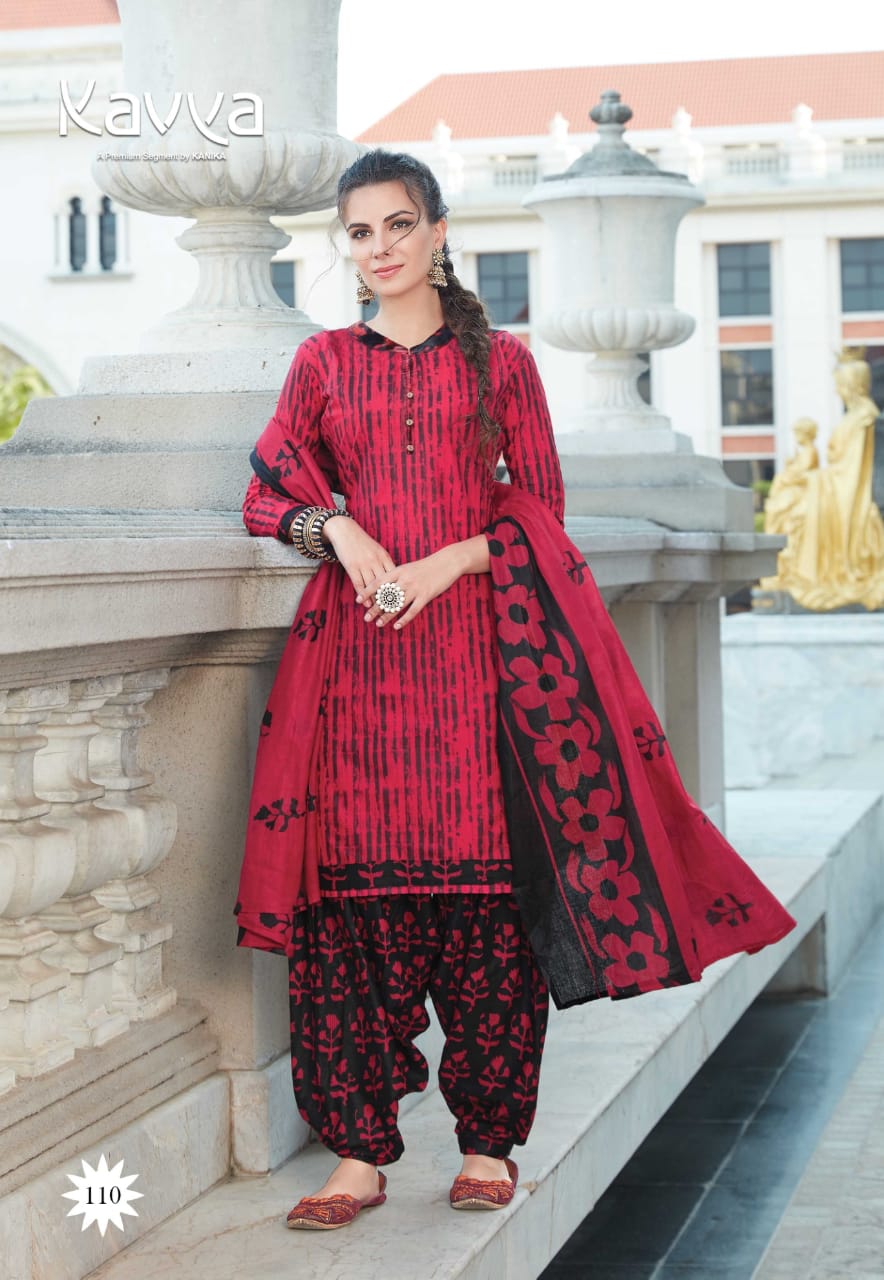 Patiala House By Kavya 101 To 112 Series Beautiful Suits Stylish Colorful Fancy Casual Wear & Ethnic Wear Pure Cotton Print Dresses At Wholesale Price