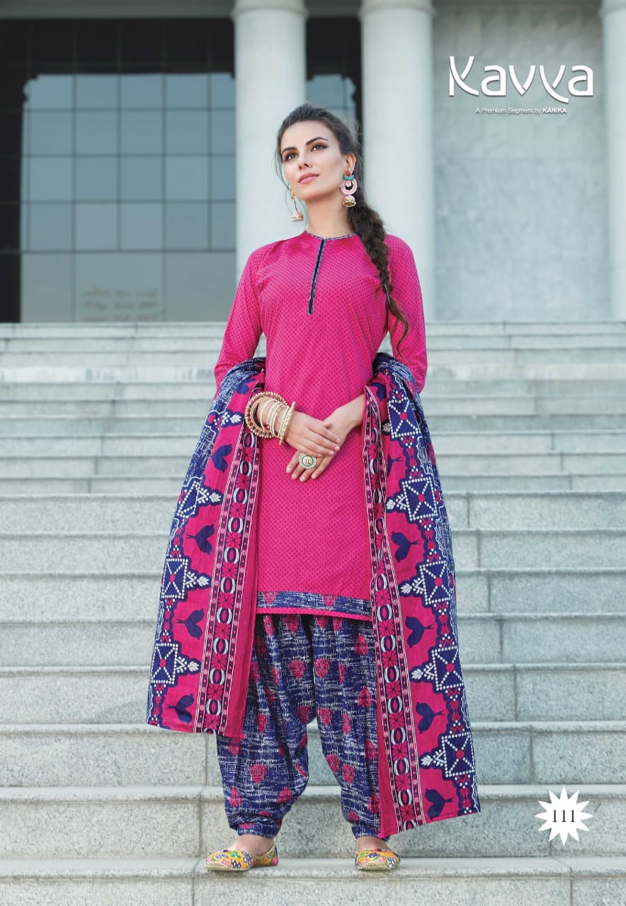 Patiala House By Kavya 101 To 112 Series Beautiful Suits Stylish Colorful Fancy Casual Wear & Ethnic Wear Pure Cotton Print Dresses At Wholesale Price