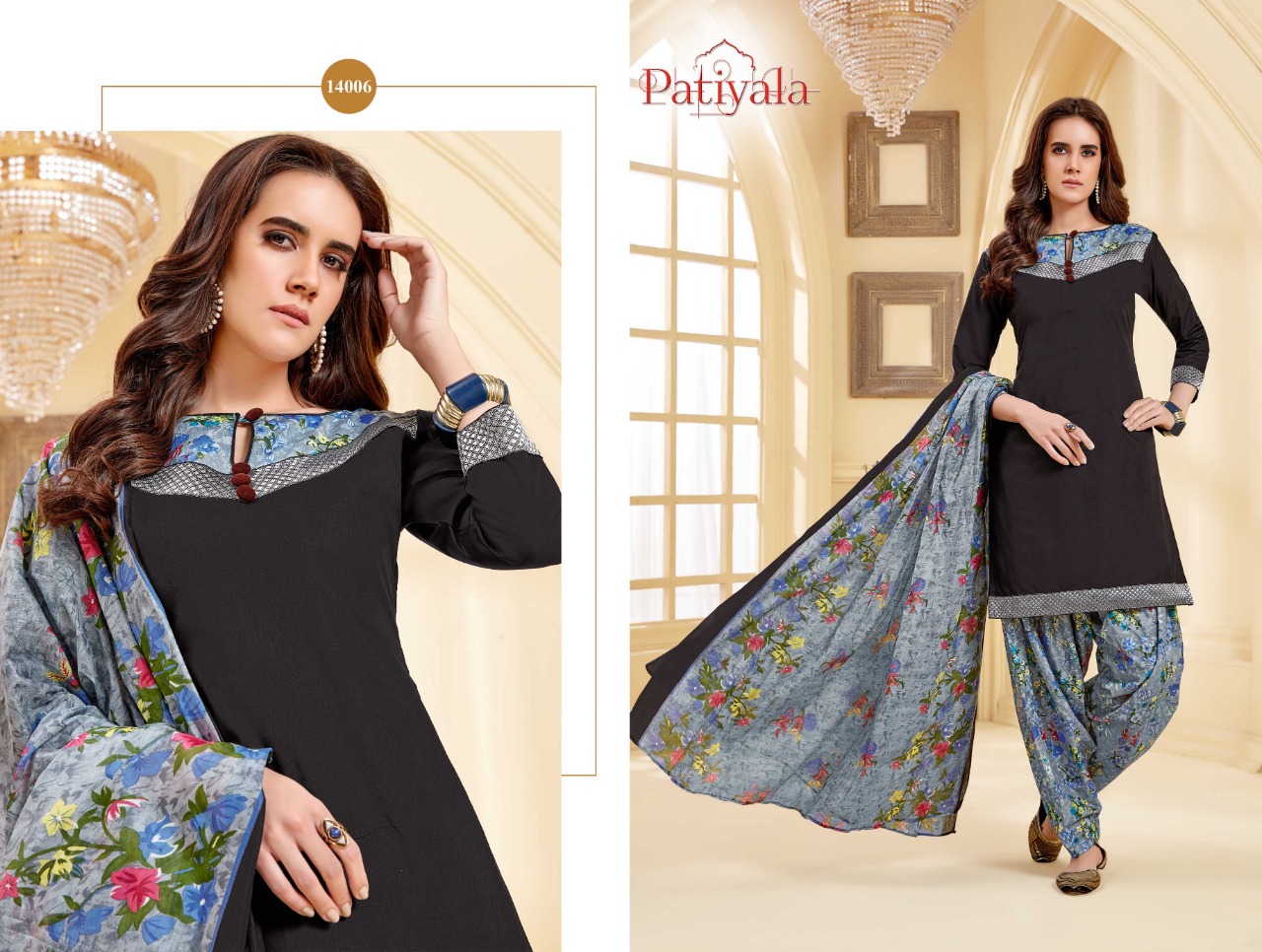 Patiyala Vol-14 By Ganesha 14004 To 14015 Series Indian Traditional Wear Collection Beautiful Stylish Fancy Colorful Party Wear & Occasional Wear Cotton Printed Dress At Wholesale Price