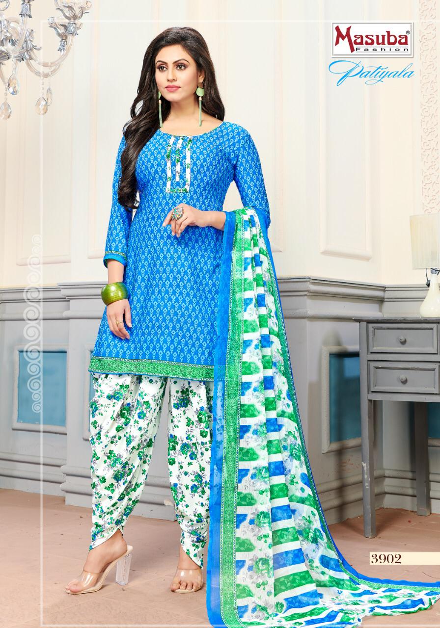 Patiyala Vol-39 By Masuba Fashion 3901 To 3910 Series Indian Traditional Wear Collection Beautiful Stylish Fancy Colorful Party Wear & Wear Crepe Printed Dress At Wholesale Price