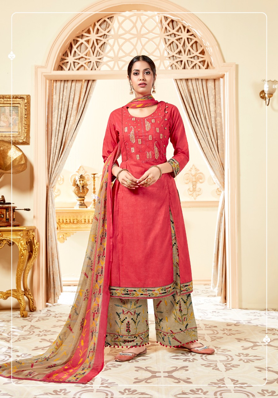 Patiyala Dream By Floreon Trends 1001 To 1010 Series Beautiful Suits Stylish Fancy Colorful Casual Wear & Ethnic Wear Cambric Cotton Printed With Embroidery Dresses At Wholesale Price