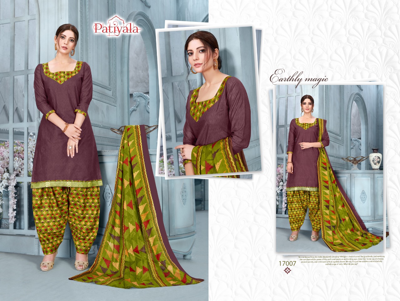 Patiyala Vol-17 By Ganesha 17001 To 17012 Series Beautiful Suits Stylish Fancy Colorful Casual Wear & Ethnic Wear Cotton Printed Dresses At Wholesale Price