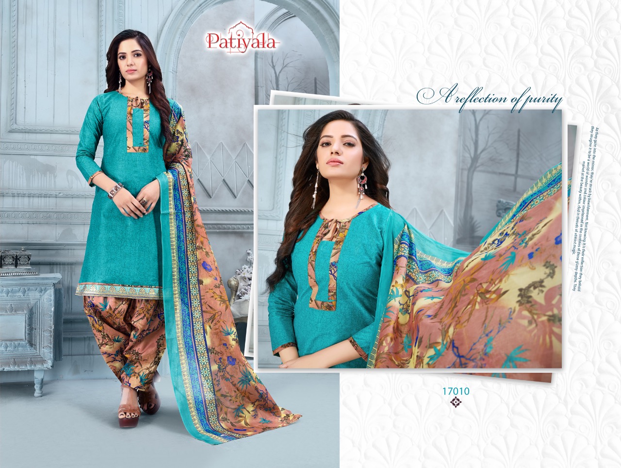 Patiyala Vol-17 By Ganesha 17001 To 17012 Series Beautiful Suits Stylish Fancy Colorful Casual Wear & Ethnic Wear Cotton Printed Dresses At Wholesale Price