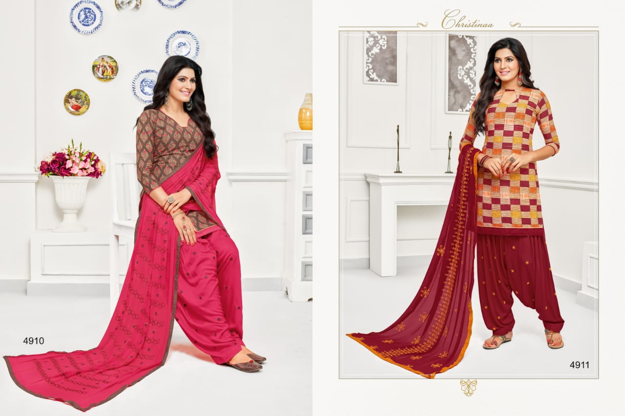 Patiyala By Rr Fashion 4901 To 4912 Series Patiyala Suits Beautiful Suits Colorful Stylish Fancy Casual Wear & Ethnic Wear Cotton Lining Printed Dresses At Wholesale Price