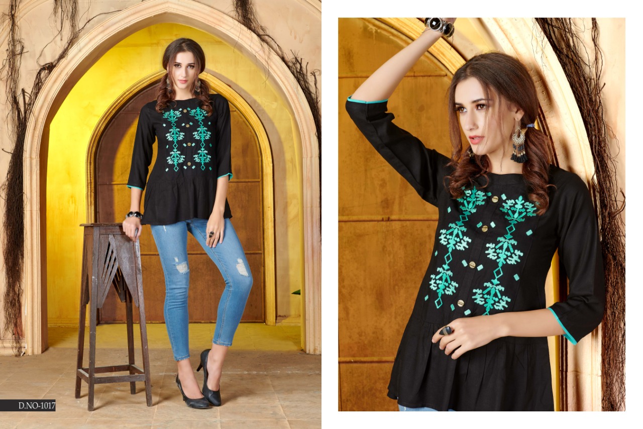 Patola By Chhabili 1017 To 1026 Series Beautiful Stylish Colorful Fancy Party Wear & Ethnic Wear & Ready To Wear Rayon Slub Embroidered Kurtis At Wholesale Price