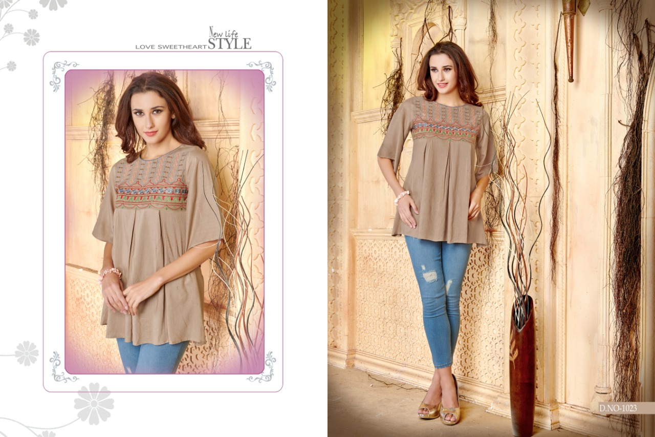 Patola By Chhabili 1017 To 1026 Series Beautiful Stylish Colorful Fancy Party Wear & Ethnic Wear & Ready To Wear Rayon Slub Embroidered Kurtis At Wholesale Price