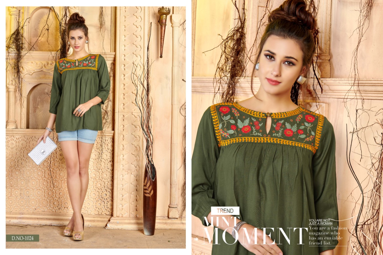 Patola By Chhabili 1017 To 1026 Series Beautiful Stylish Colorful Fancy Party Wear & Ethnic Wear & Ready To Wear Rayon Slub Embroidered Kurtis At Wholesale Price