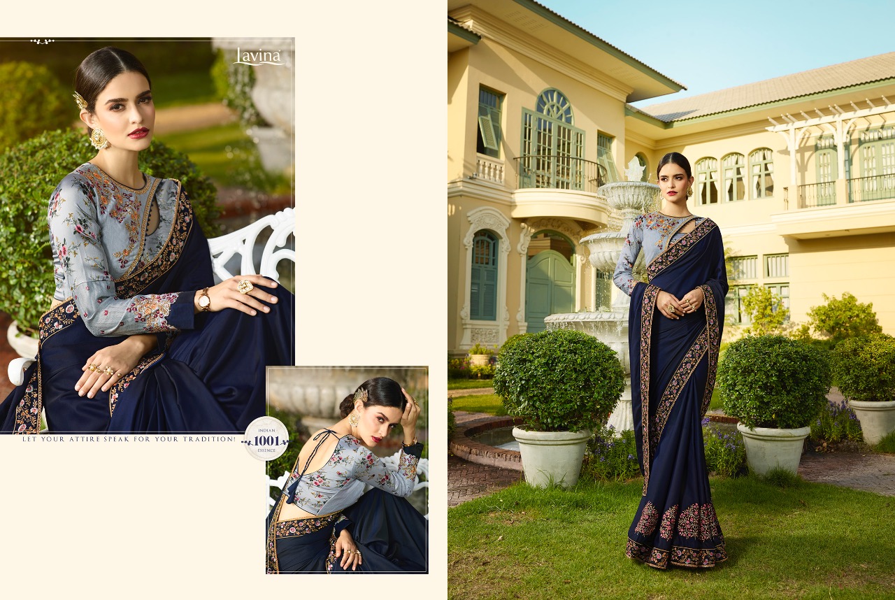 Pavitra By Lavina 1001 To 1007 Series Indian Traditional Wear Collection Beautiful Stylish Fancy Colorful Party Wear & Occasional Wear Barfi/ Bhagalpuri Silk Embroidery Sarees At Wholesale Price