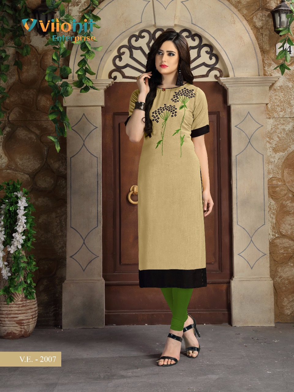 Payal Vol-2 By Vilohit Enterprise 2001 To 2007 Series Beautiful Stylish Fancy Colorful Casual Wear & Ethnic Wear & Ready To Wear Cotton Flex Kurtis At Wholesale Price