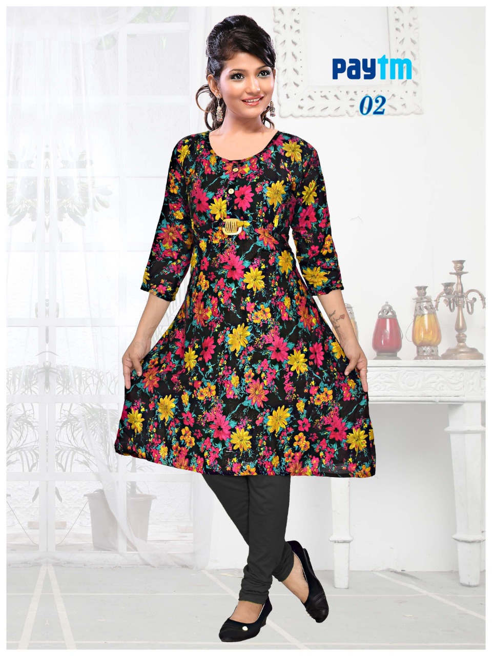 Paytm By Kaamiri 01 To 08 Series Beautiful Stylish Fancy Colorful Casual Wear & Ethnic Wear Heavy Rayon Printed Kurtis At Wholesale Price