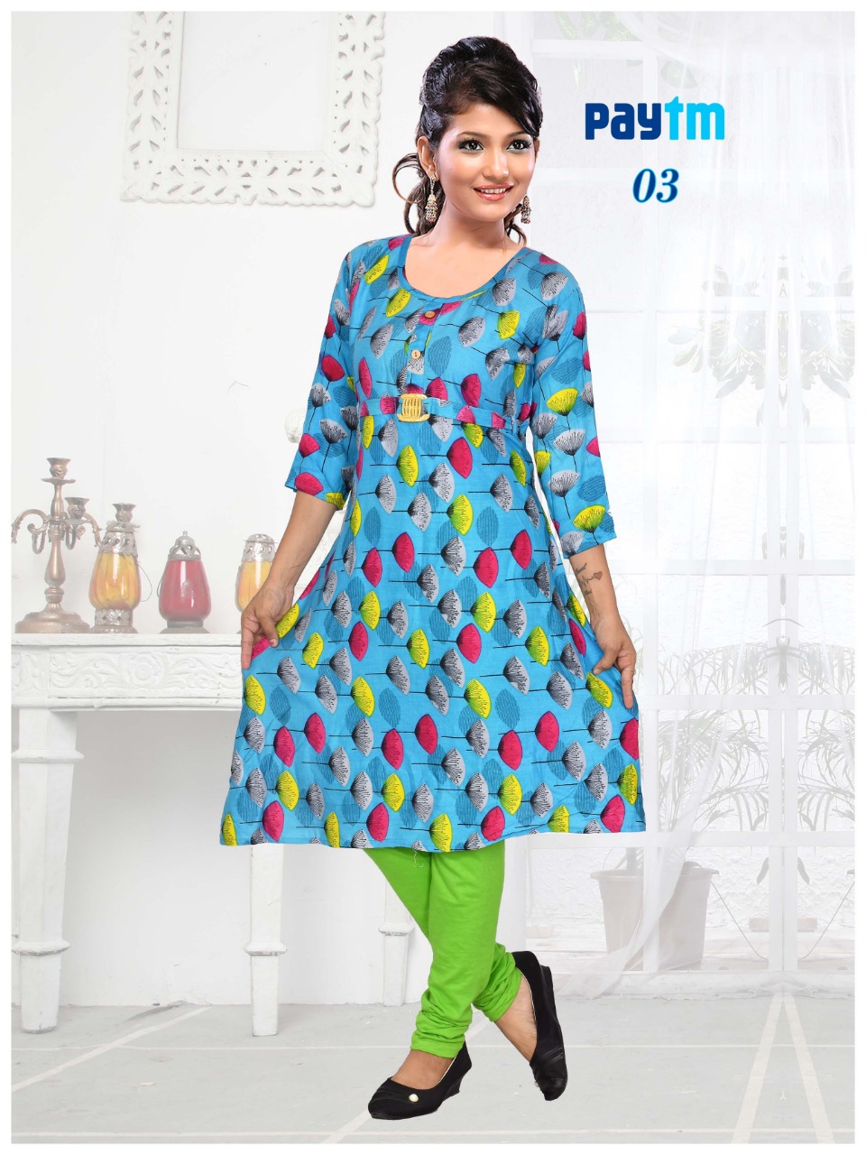 Paytm By Kaamiri 01 To 08 Series Beautiful Stylish Fancy Colorful Casual Wear & Ethnic Wear Heavy Rayon Printed Kurtis At Wholesale Price