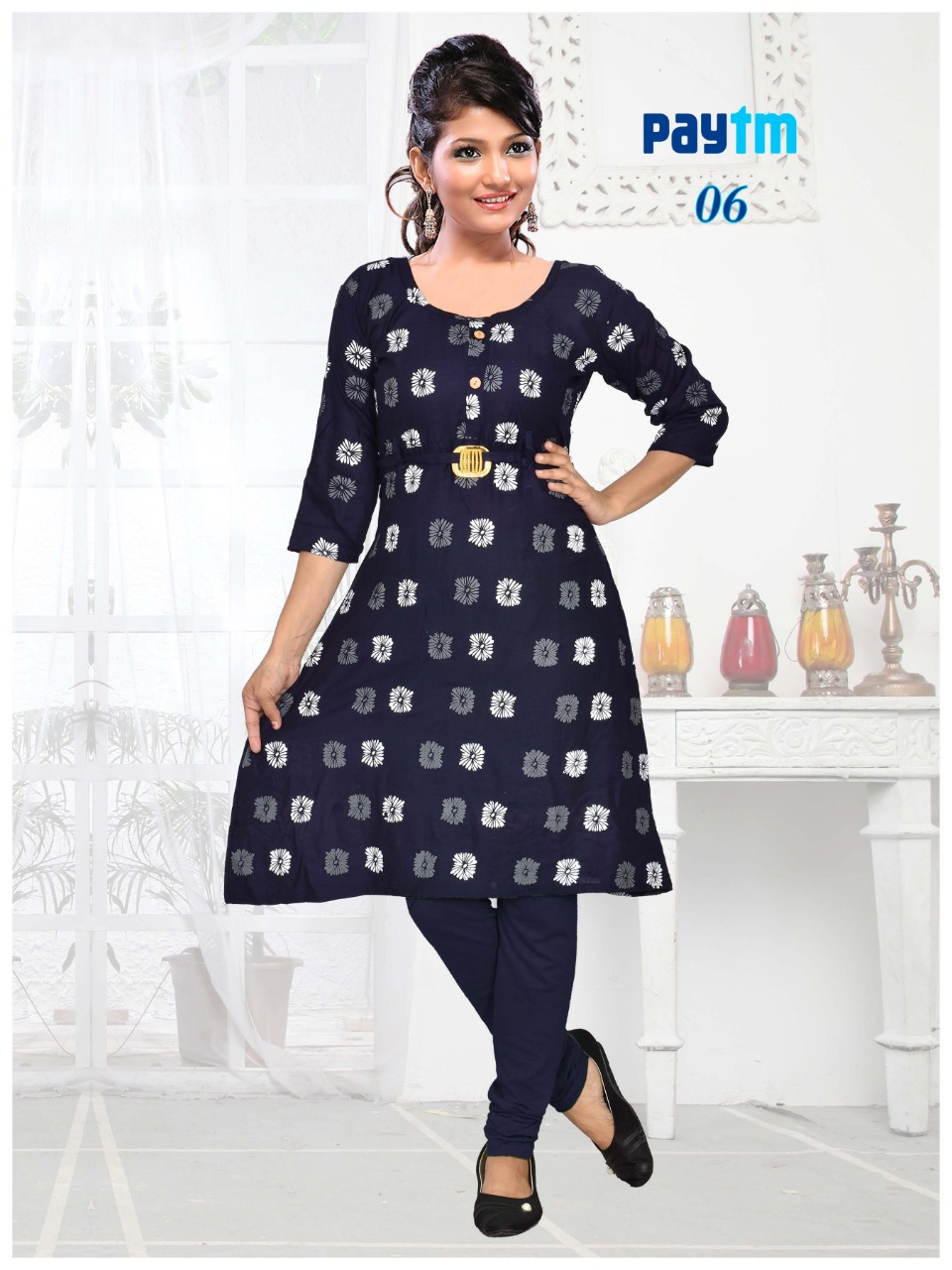 Paytm By Kaamiri 01 To 08 Series Beautiful Stylish Fancy Colorful Casual Wear & Ethnic Wear Heavy Rayon Printed Kurtis At Wholesale Price