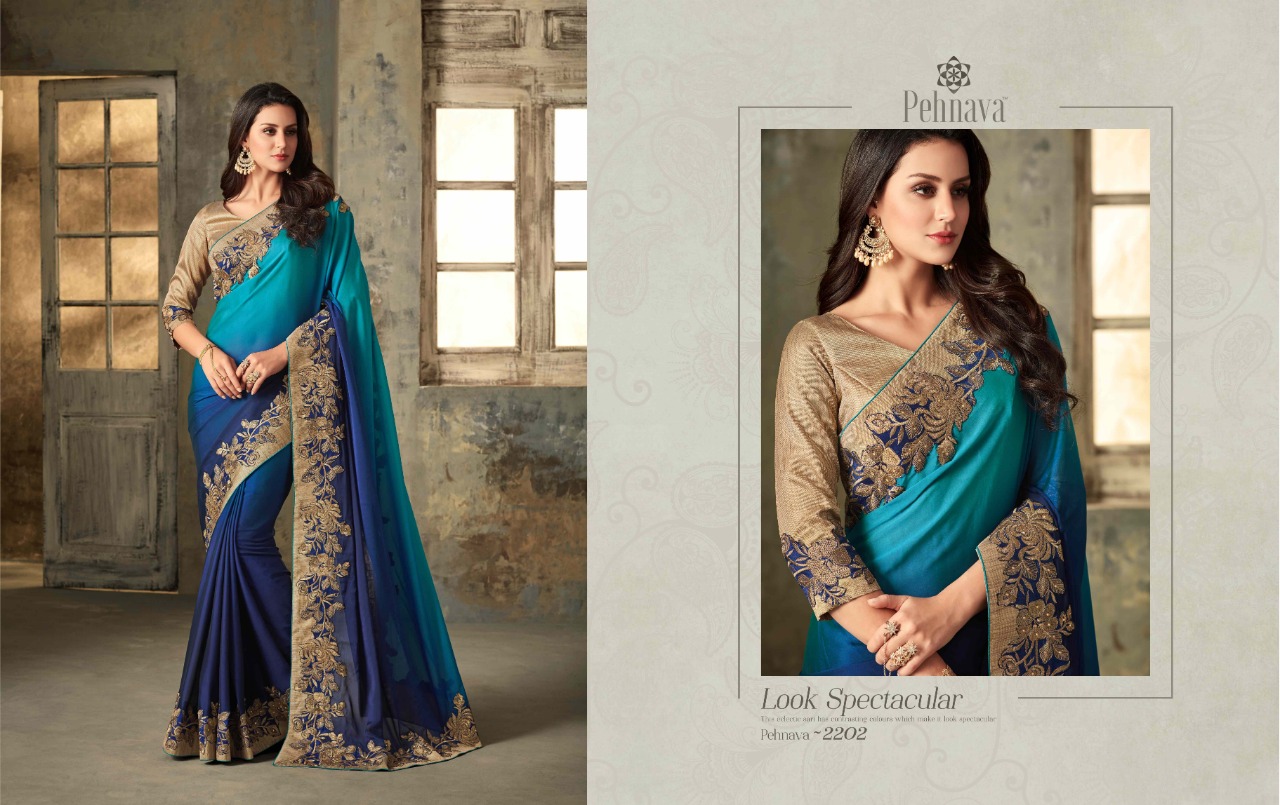 Pehnava 2201 Series By Pehnava 2201 To 2215 Series Indian Traditional Wear Collection Beautiful Stylish Fancy Colorful Party Wear & Occasional Wear Silk Embroidered Sarees At Wholesale Price