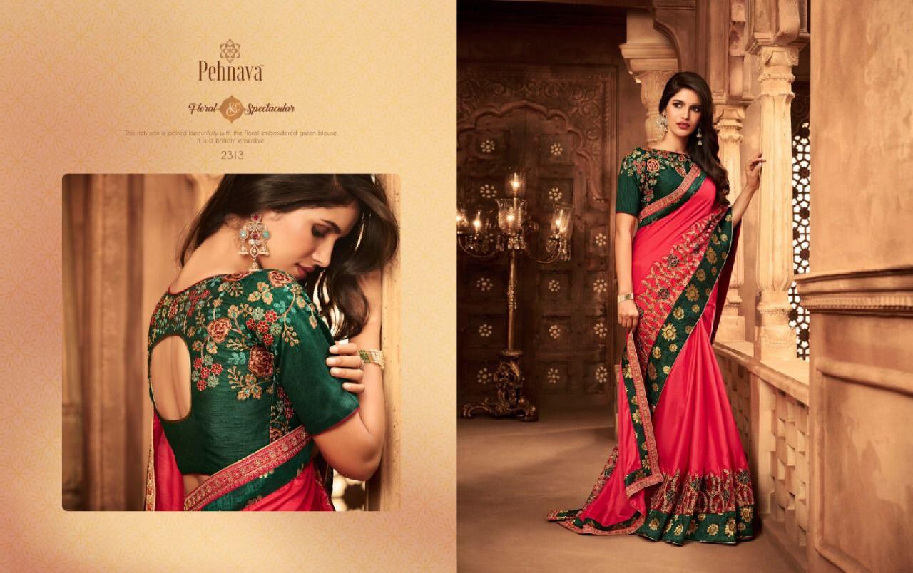 Pehnava 2301 Series By Pehnava 2301 To 2316 Series Indian Traditional Wear Collection Beautiful Stylish Fancy Colorful Party Wear & Occasional Wear Silk Embroidered Sarees At Wholesale Price