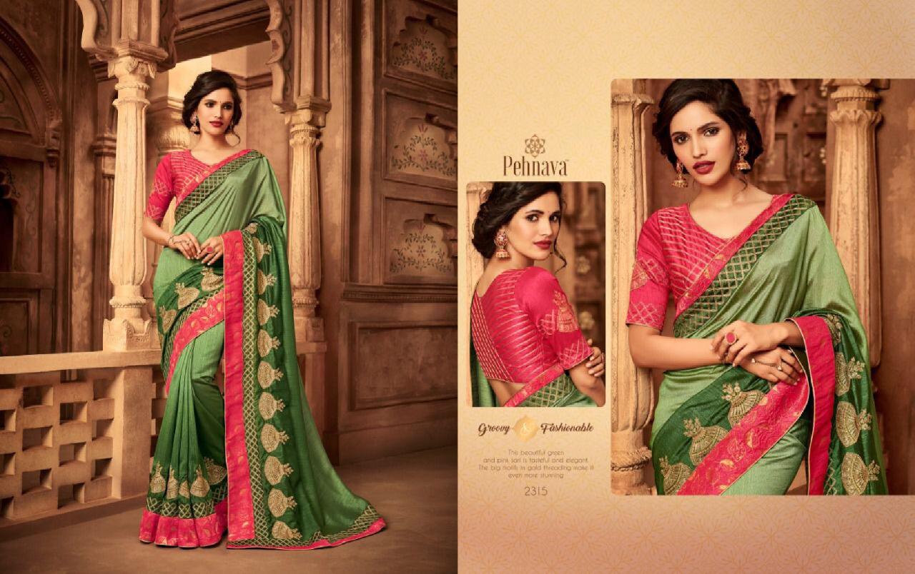 Pehnava 2301 Series By Pehnava 2301 To 2316 Series Indian Traditional Wear Collection Beautiful Stylish Fancy Colorful Party Wear & Occasional Wear Silk Embroidered Sarees At Wholesale Price
