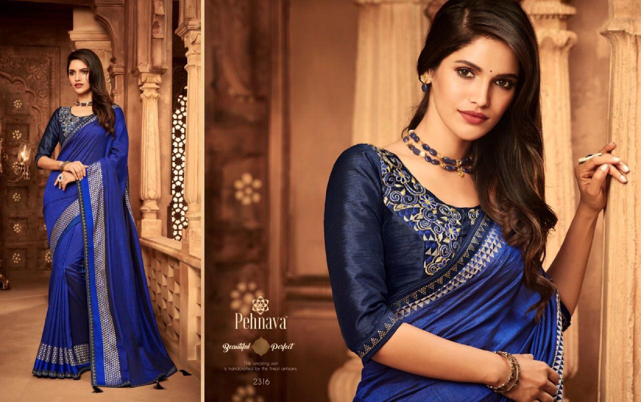 Pehnava 2301 Series By Pehnava 2301 To 2316 Series Indian Traditional Wear Collection Beautiful Stylish Fancy Colorful Party Wear & Occasional Wear Silk Embroidered Sarees At Wholesale Price