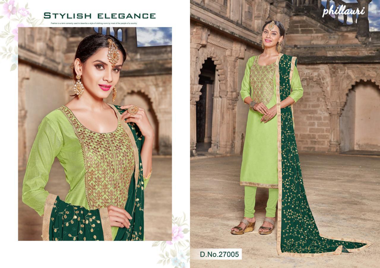 Phillauri Vol-14 By Phillauri 27001 To 27005 Series Designer Suits Collection Beautiful Stylish Fancy Colorful Party Wear & Occasional Wear Modal Silk Embroidered Dresses At Wholesale Price