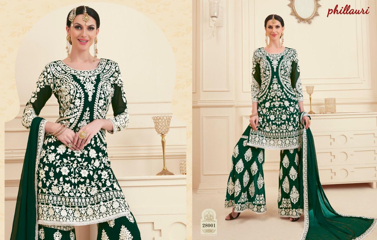 Phillauri Vol-15 By Phillauri 28001 To 28004 Series Designer Suits Collection Beautiful Stylish Fancy Colorful Party Wear & Occasional Wear Georgette Embroidered Dresses At Wholesale Price