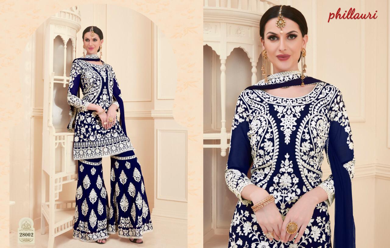 Phillauri Vol-15 By Phillauri 28001 To 28004 Series Designer Suits Collection Beautiful Stylish Fancy Colorful Party Wear & Occasional Wear Georgette Embroidered Dresses At Wholesale Price