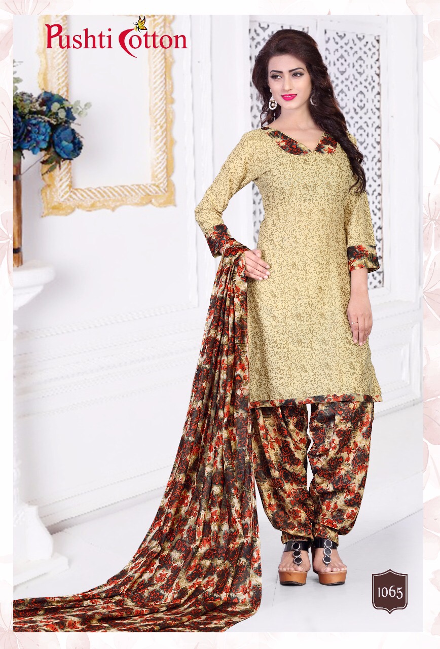 Pihu Patiyala Vol-1 By Pushti 1061 To 1070 Series Beautiful Patiyala Suits Colorful Stylish Fancy Casual Wear & Ethnic Wear Heavy Cotton Printed Dresses At Wholesale Price
