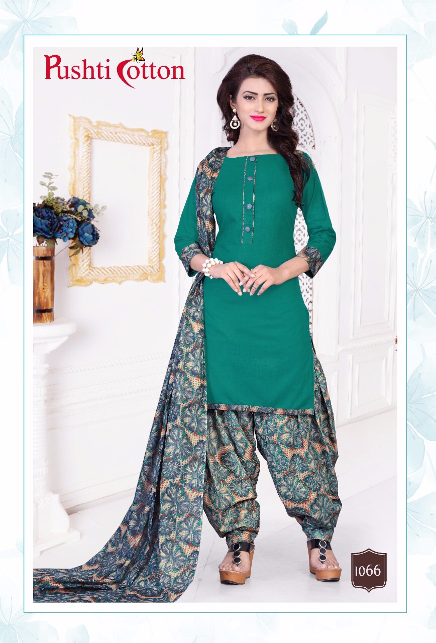 Pihu Patiyala Vol-1 By Pushti 1061 To 1070 Series Beautiful Patiyala Suits Colorful Stylish Fancy Casual Wear & Ethnic Wear Heavy Cotton Printed Dresses At Wholesale Price