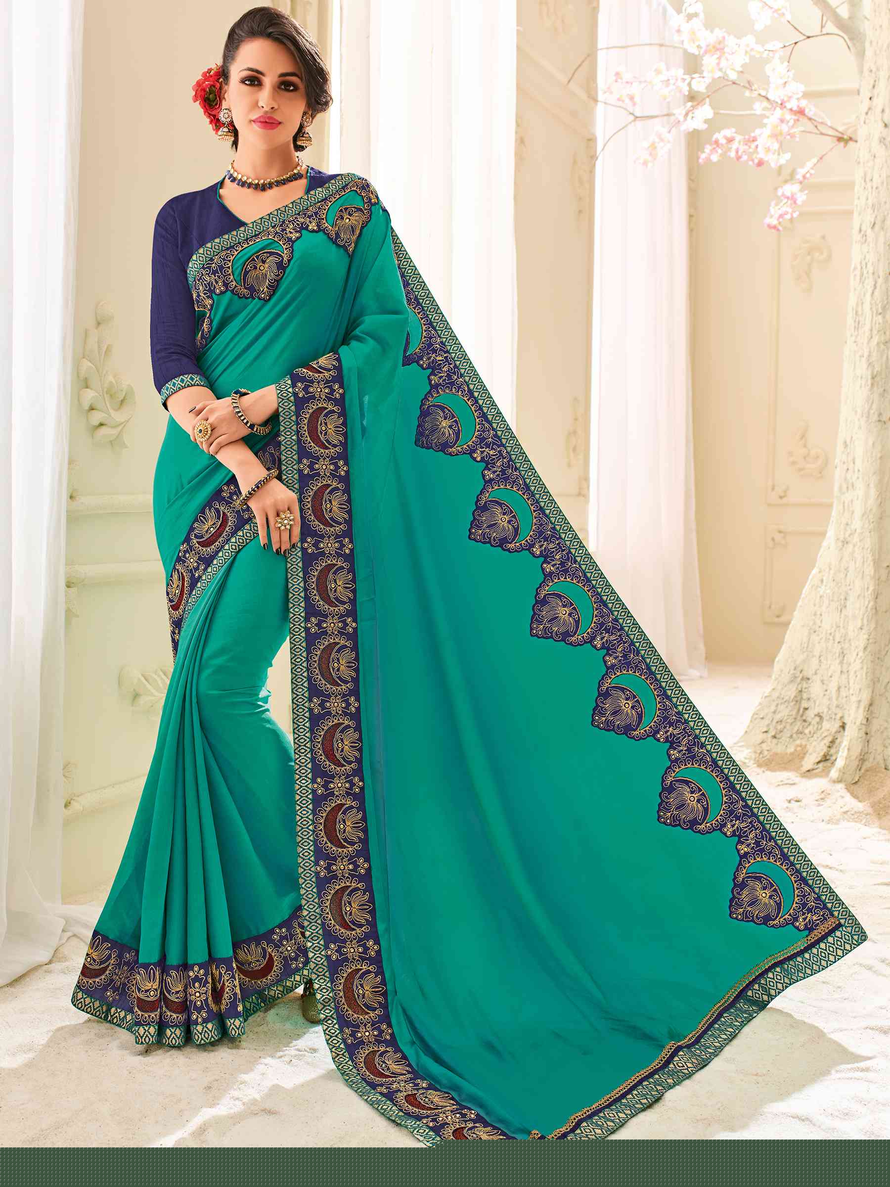 Platinum Vol-4 By Indian Women Pl-32104 To Pl-32123 Series Indian Designer Traditional Wear Collection Beautiful Stylish Colorful Party Wear & Occasional Wear Silk/ Georgette/ Chiffon Sarees At Wholesale Price