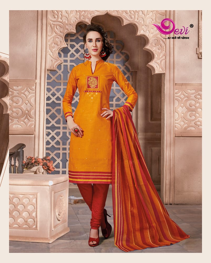 Poppins Vol-20 By Devi 20001 To 20012 Series Beautiful Suits Stylish Colorful Fancy Casual Wear & Ethnic Wear Cotton Printed Dresses At Wholesale Price