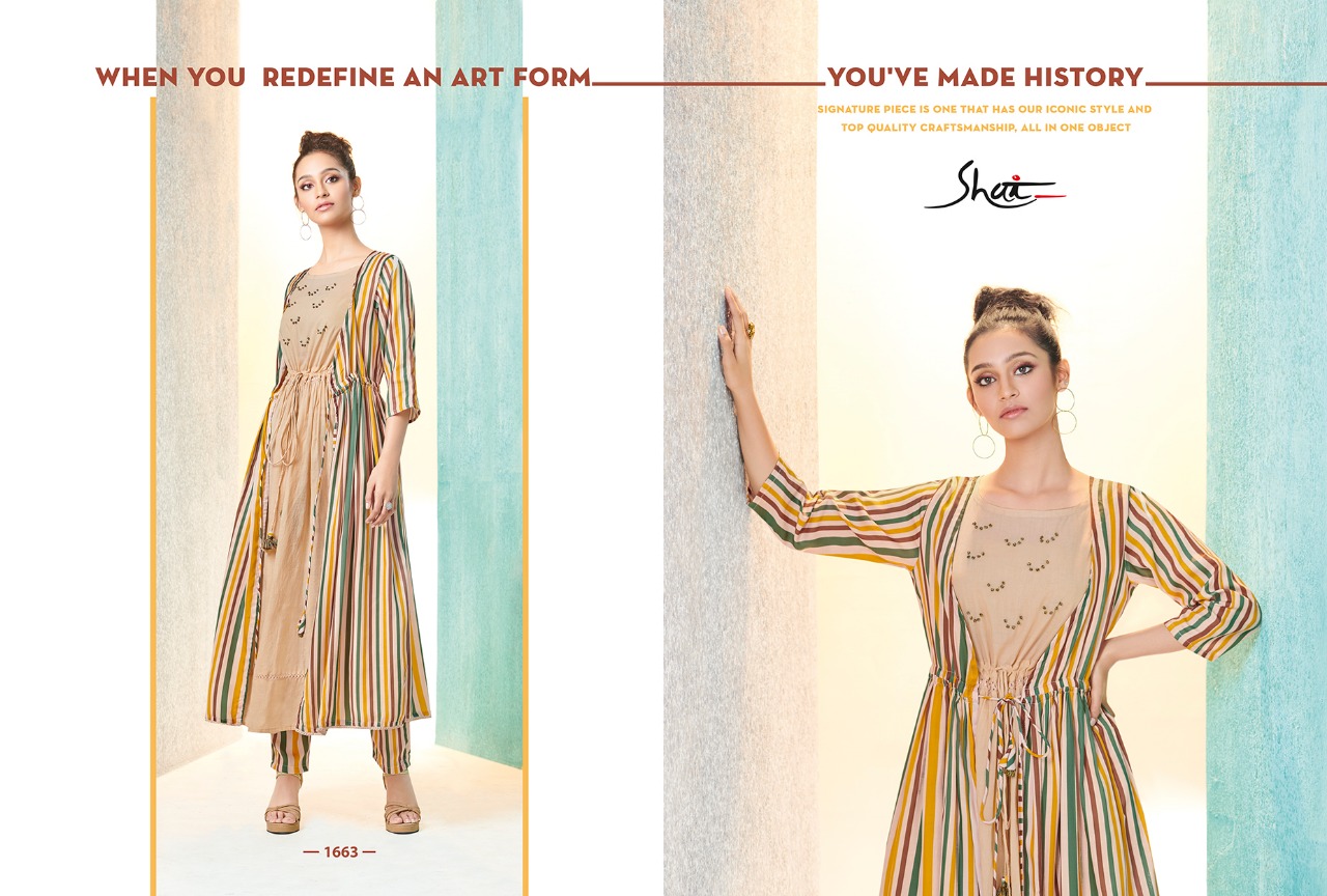 Posh By Shai 1661 To 1671 Series Beautiful Stylish Fancy Colorful Casual Wear & Ethnic Wear & Ready To Wear Pure Cotton With Handwork Kurtis At Wholesale Price