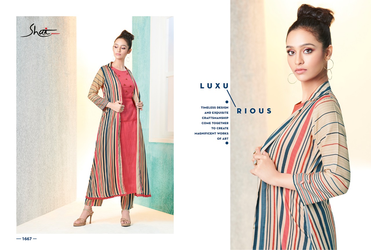 Posh By Shai 1661 To 1671 Series Beautiful Stylish Fancy Colorful Casual Wear & Ethnic Wear & Ready To Wear Pure Cotton With Handwork Kurtis At Wholesale Price