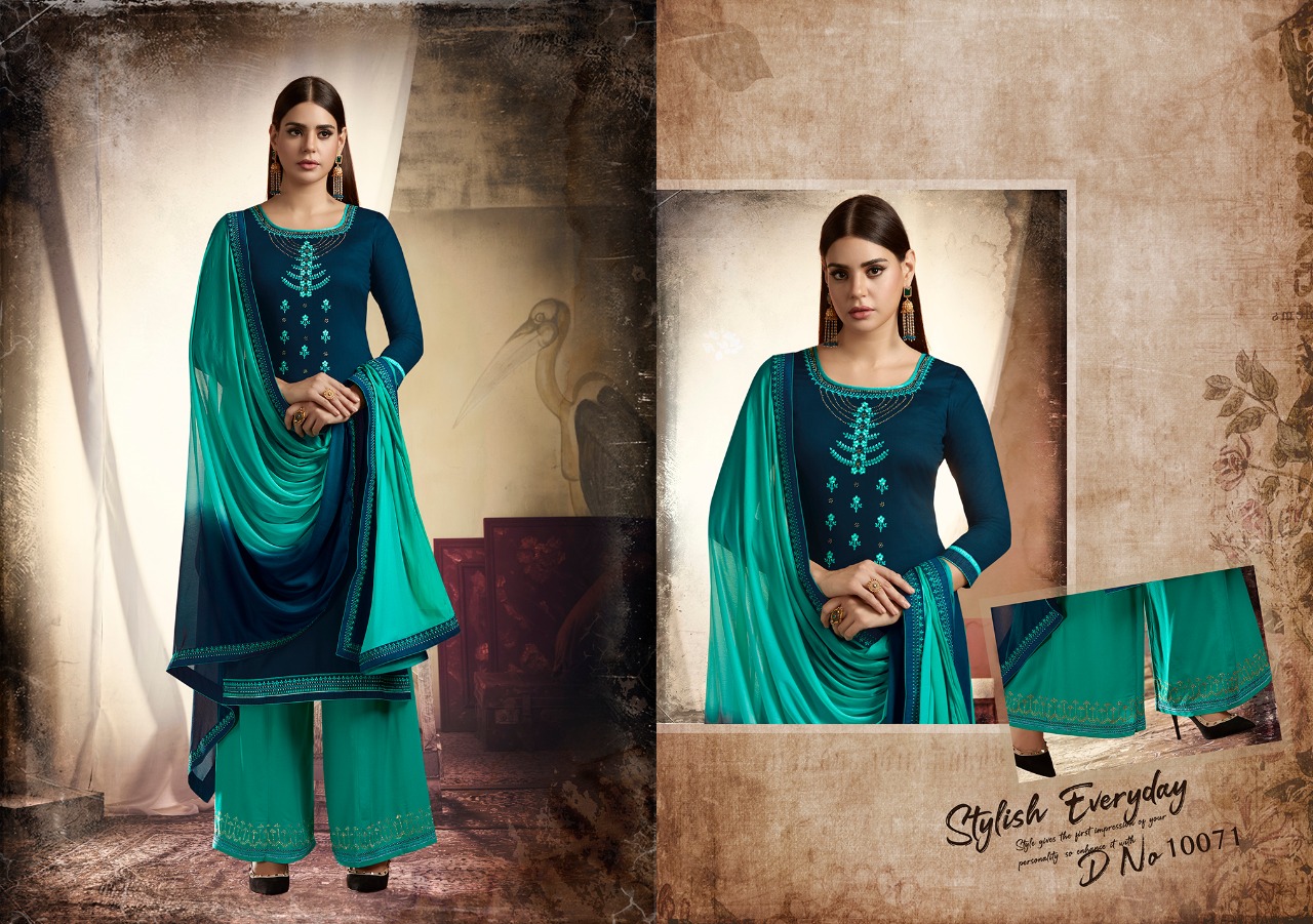 Poshak By Ramaiya 10071 To 10078 Series Indian Traditional Wear Collection Beautiful Stylish Fancy Colorful Party Wear & Occasional Wear Jam Silk With Diamond Work Dresses At Wholesale Price