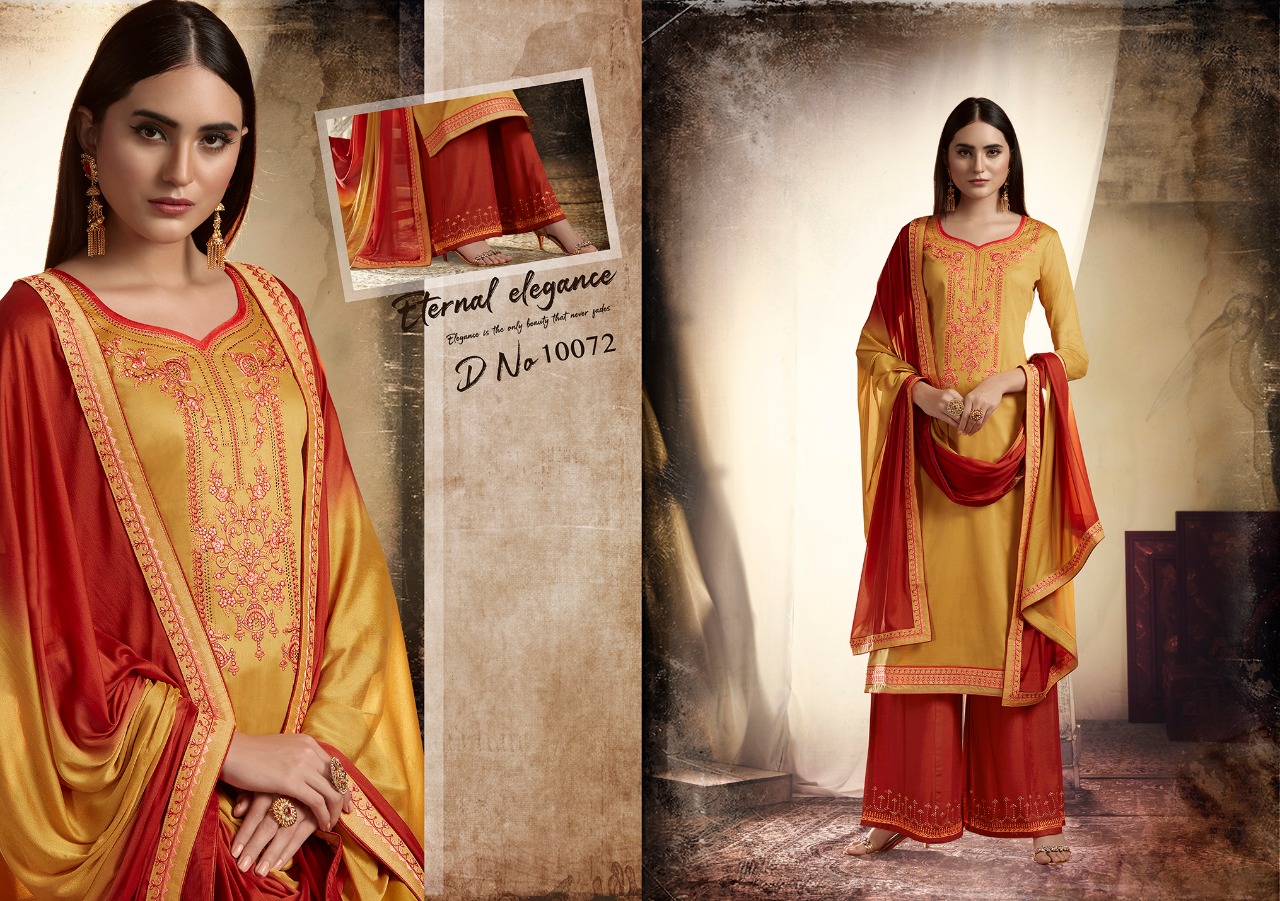 Poshak By Ramaiya 10071 To 10078 Series Indian Traditional Wear Collection Beautiful Stylish Fancy Colorful Party Wear & Occasional Wear Jam Silk With Diamond Work Dresses At Wholesale Price