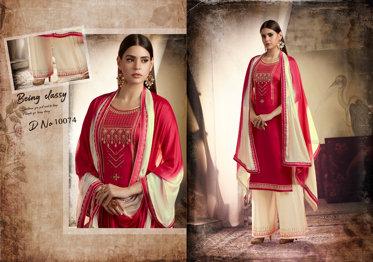Poshak By Ramaiya 10071 To 10078 Series Indian Traditional Wear Collection Beautiful Stylish Fancy Colorful Party Wear & Occasional Wear Jam Silk With Diamond Work Dresses At Wholesale Price