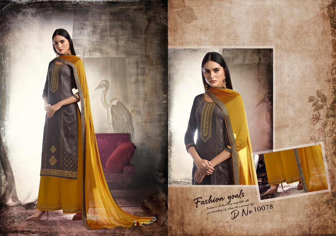 Poshak By Ramaiya 10071 To 10078 Series Indian Traditional Wear Collection Beautiful Stylish Fancy Colorful Party Wear & Occasional Wear Jam Silk With Diamond Work Dresses At Wholesale Price
