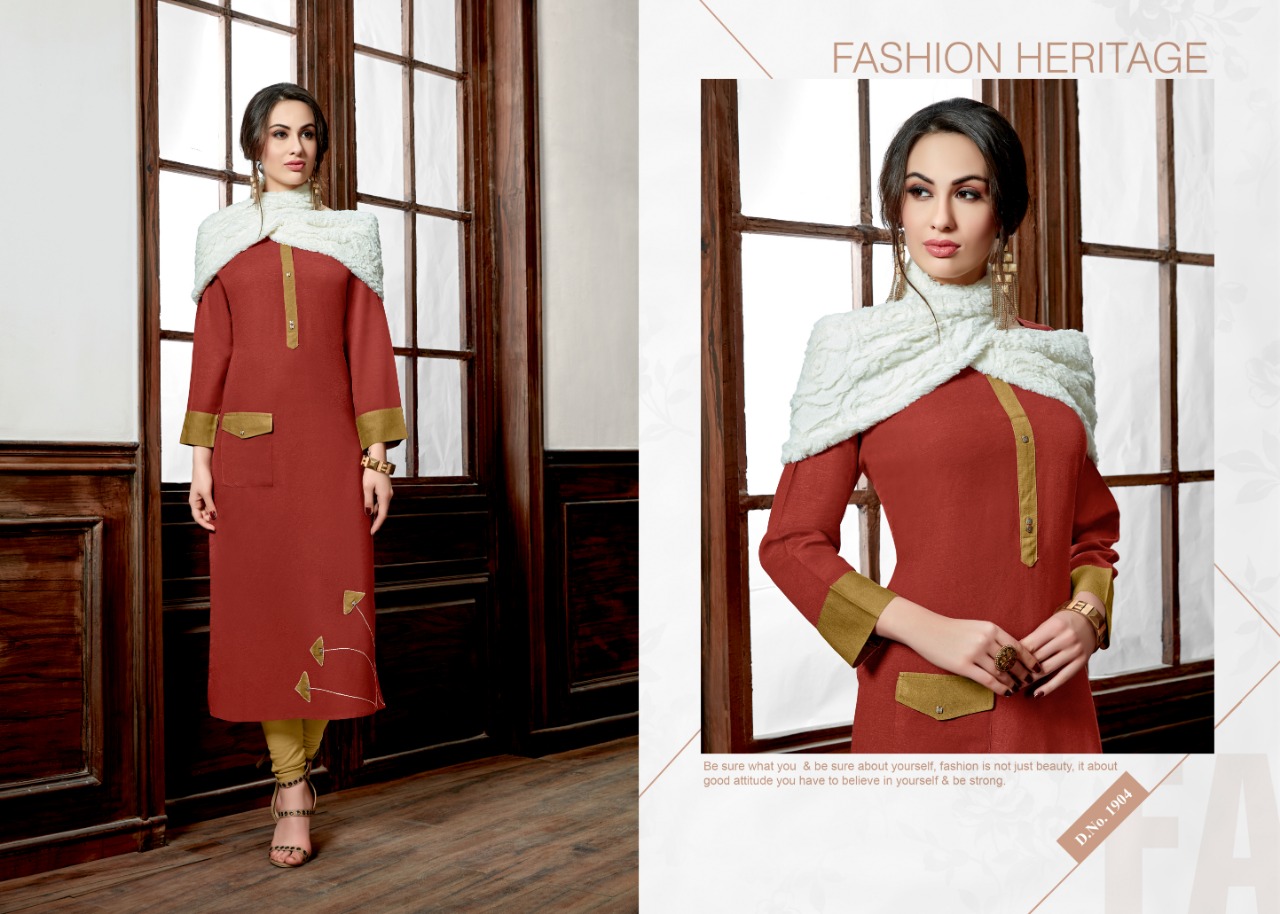 Pratiksha By Sva 1901 To 1906 Series Beautiful Colorful Stylish Fancy Party Wear & Ethnic Wear & Ready To Wear Rayon Kurtis At Wholesale Price