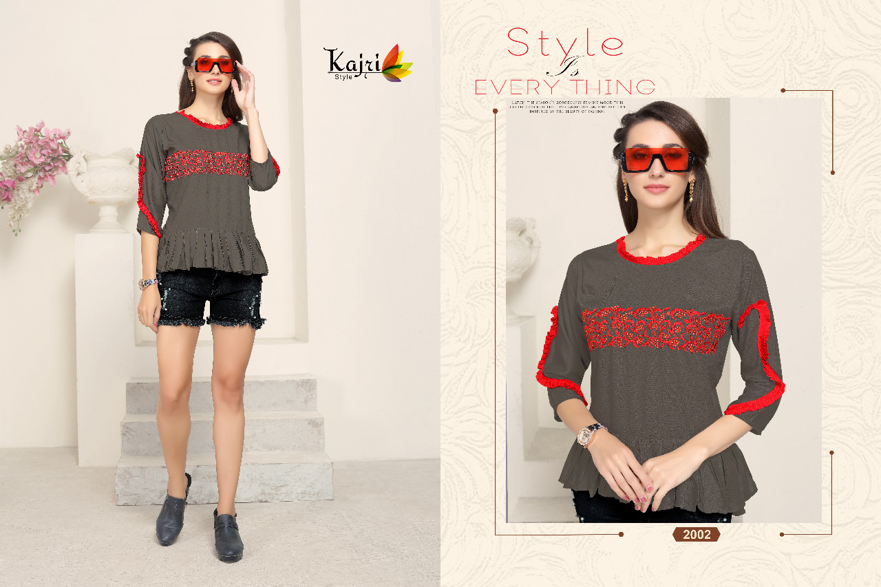 Preet Vol-2 By Kajri Style 2001 To 2008 Series Beautiful Stylish Fancy Colorful Casual Wear & Ethnic Wear & Ready To Wear Pure Rayon Tops At Wholesale Price