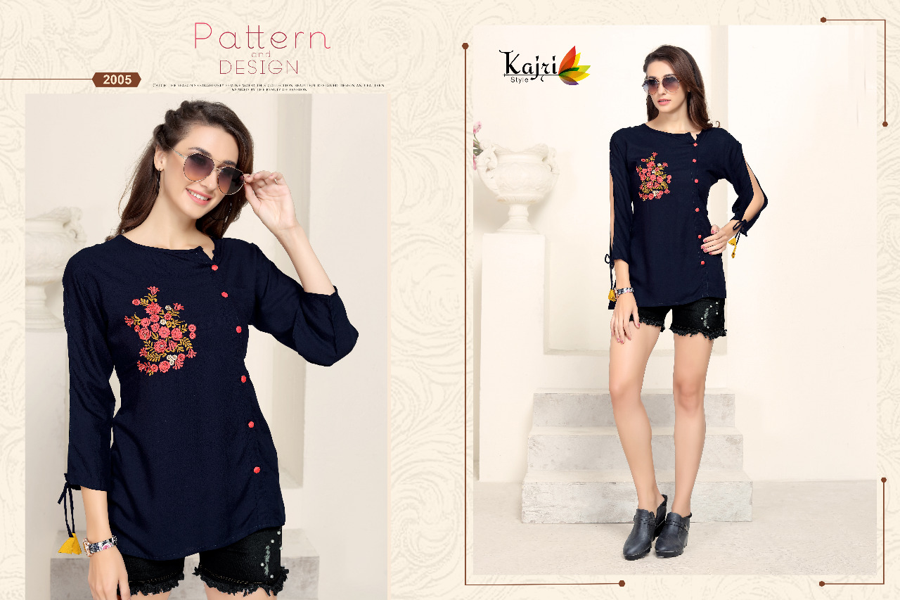Preet Vol-2 By Kajri Style 2001 To 2008 Series Beautiful Stylish Fancy Colorful Casual Wear & Ethnic Wear & Ready To Wear Pure Rayon Tops At Wholesale Price