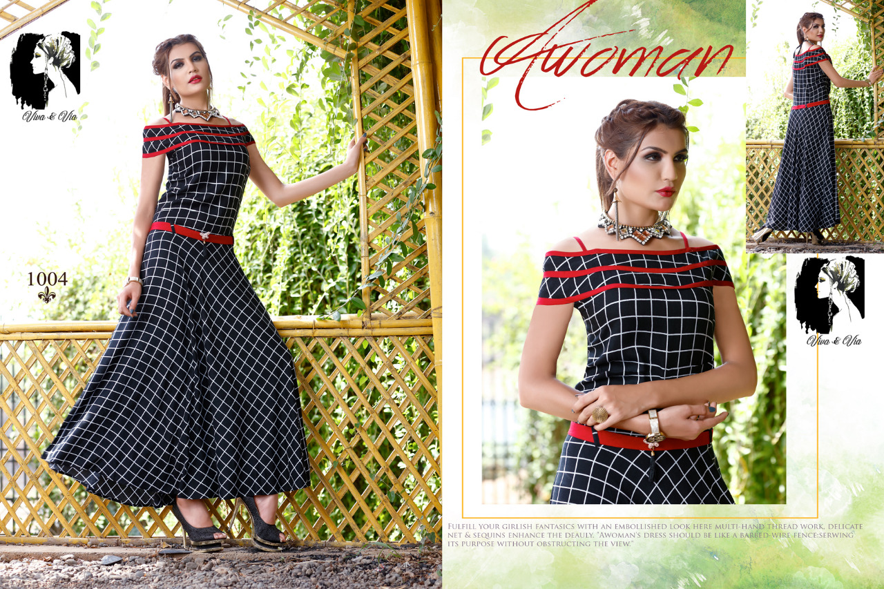 Preeta Vol-1 By Viva & Via 1001 To 1004 Series Designer Stylish Fancy Colorful Casual Wear & Ethnic Wear Heavy Rayon Printed Kurtis At Wholesale Price