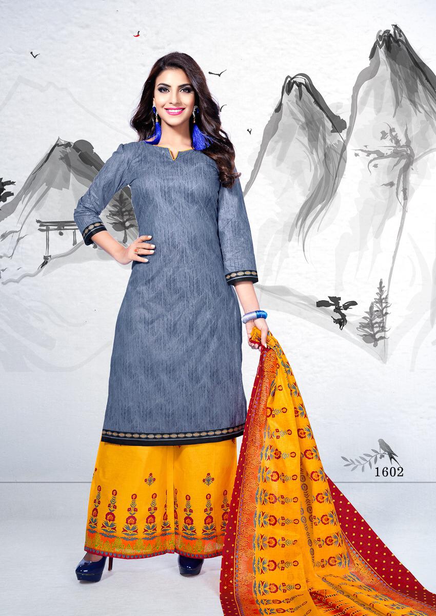 Premvathi Vol-16 By Shree Meenaxi Cotton 1601 To 1612 Series Stylish Fancy Beautiful Colorful Casual Wear & Ethnic Wear Pure Cotton Printed Dresses At Wholesale Price