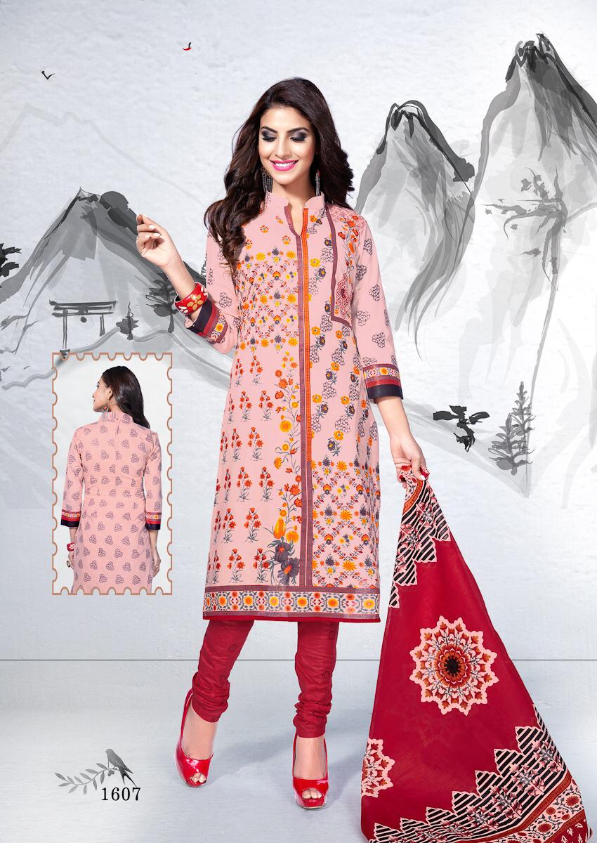 Premvathi Vol-16 By Shree Meenaxi Cotton 1601 To 1612 Series Stylish Fancy Beautiful Colorful Casual Wear & Ethnic Wear Pure Cotton Printed Dresses At Wholesale Price