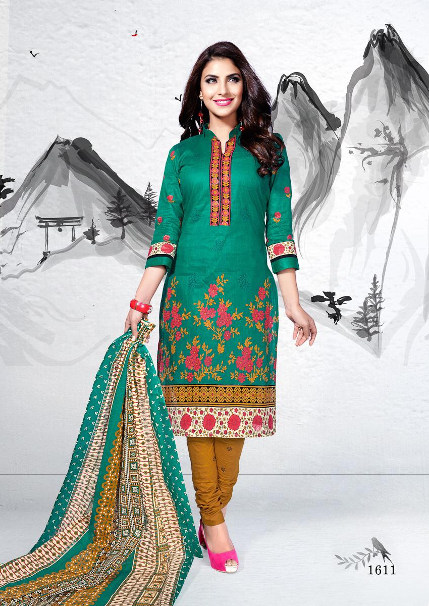 Premvathi Vol-16 By Shree Meenaxi Cotton 1601 To 1612 Series Stylish Fancy Beautiful Colorful Casual Wear & Ethnic Wear Pure Cotton Printed Dresses At Wholesale Price