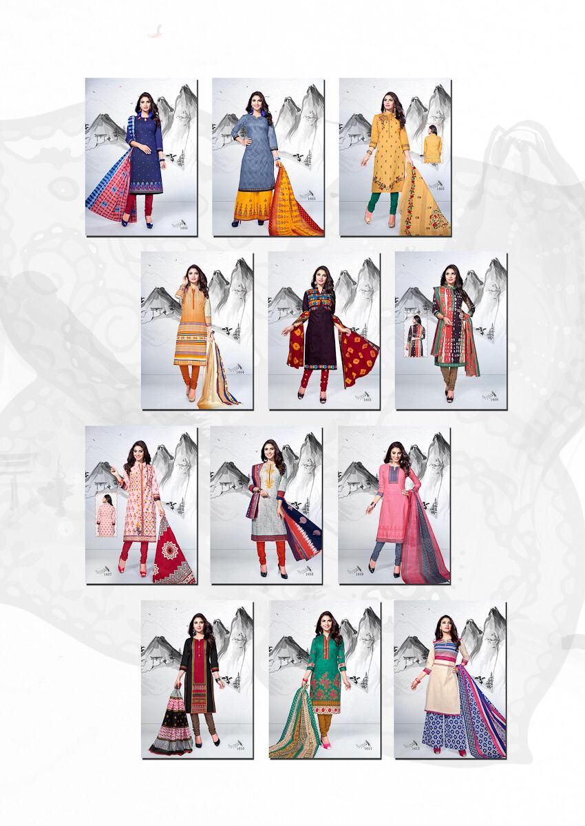 Premvathi Vol-16 By Shree Meenaxi Cotton 1601 To 1612 Series Stylish Fancy Beautiful Colorful Casual Wear & Ethnic Wear Pure Cotton Printed Dresses At Wholesale Price