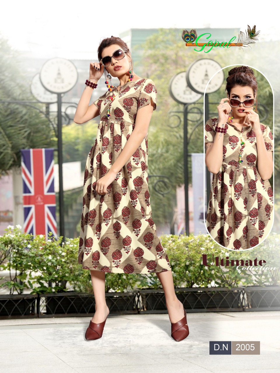 Pride Vol-2 By Gopal 2001 To 2008 Series Indian Traditional Wear Collection Beautiful Stylish Fancy Colorful Party Wear & Occasional Wear Rayon Printed Kurtis At Wholesale Price