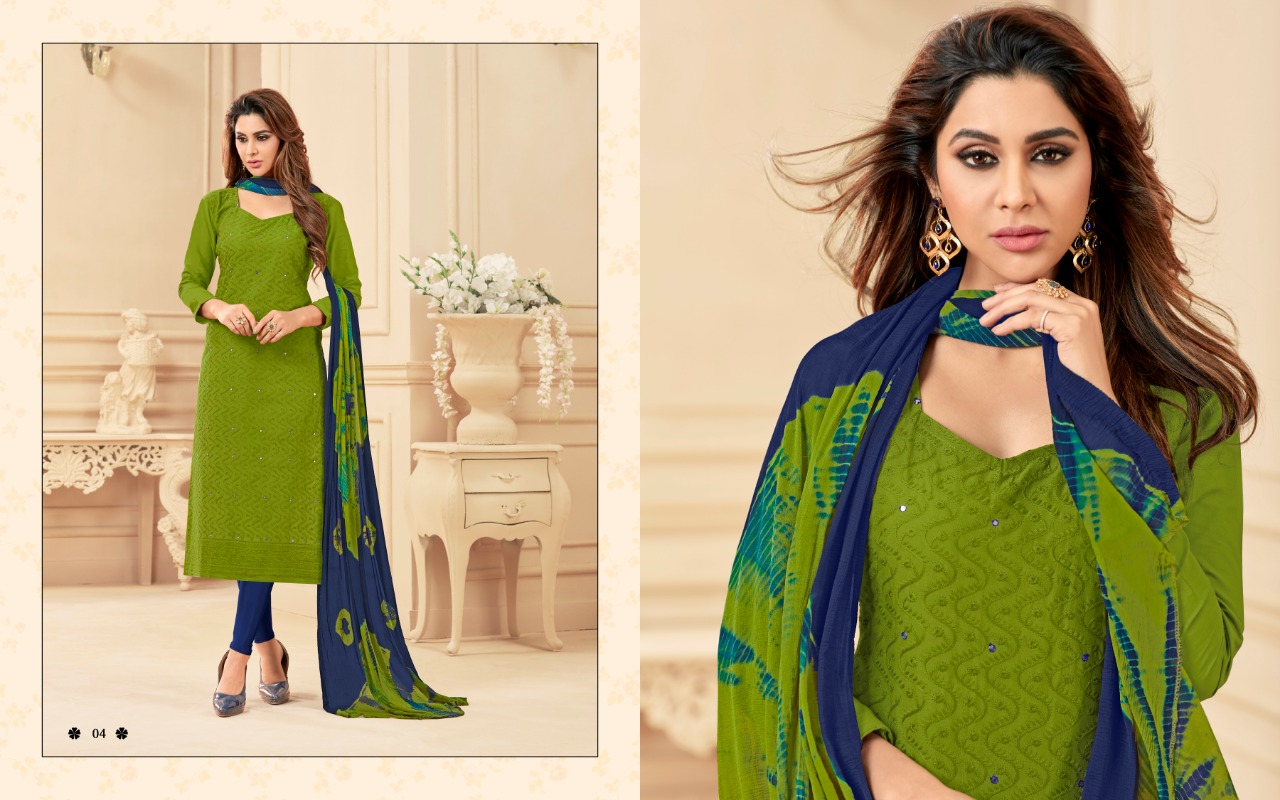 Prince Vol-1 By Amrut Varsha Creation 01 To 12 Series Beautiful Suits Stylish Fancy Colorful Casual Wear & Ethnic Wear Collection Cambric Chicken Embroidered Dresses At Wholesale Price