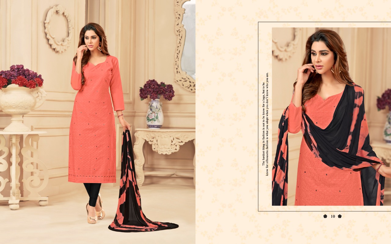 Prince Vol-1 By Amrut Varsha Creation 01 To 12 Series Beautiful Suits Stylish Fancy Colorful Casual Wear & Ethnic Wear Collection Cambric Chicken Embroidered Dresses At Wholesale Price