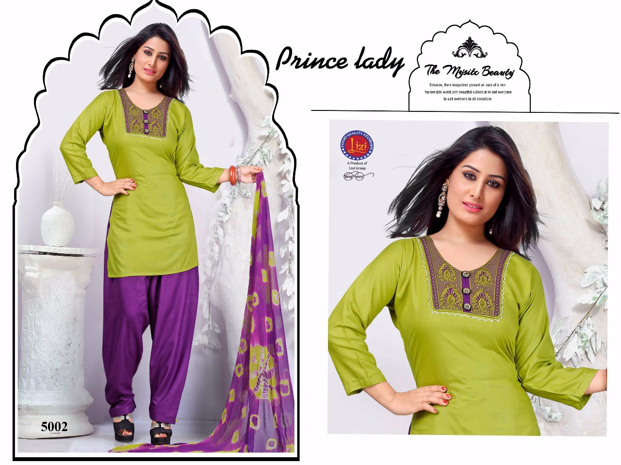 Prince Lady By Lizi 5001 To 5012 Series Beautiful Colorful Stylish Fancy Casual Wear & Ethnic Wear & Ready To Wear Heavy Rayon Kurtis At Wholesale Price