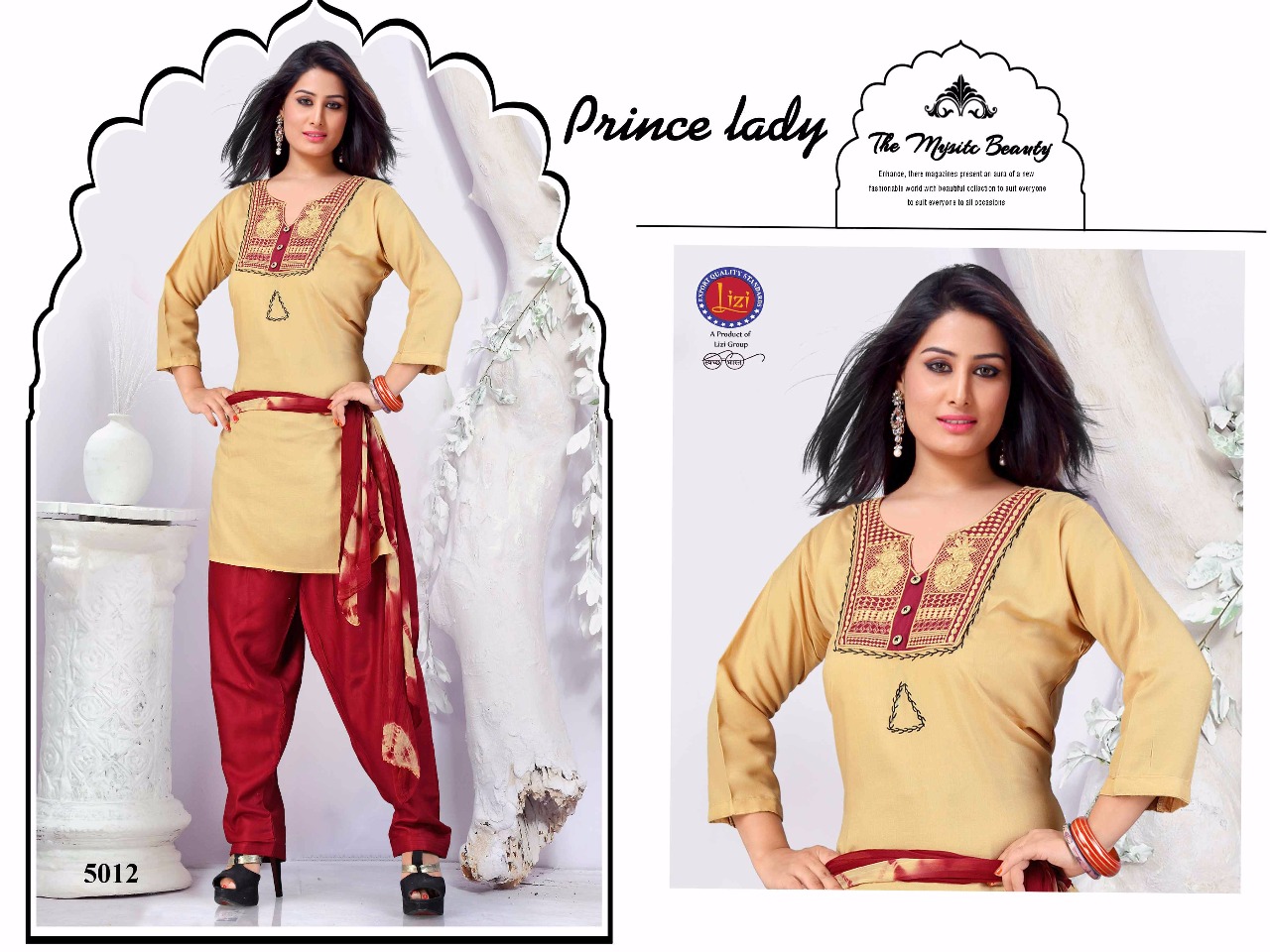 Prince Lady By Lizi 5001 To 5012 Series Beautiful Colorful Stylish Fancy Casual Wear & Ethnic Wear & Ready To Wear Heavy Rayon Kurtis At Wholesale Price